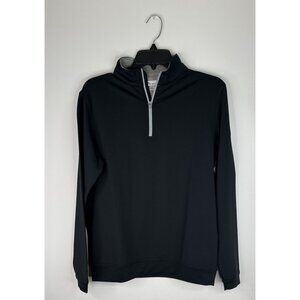 🖤 Peter Millar Black Quarter Zip Jacket – Men’s Small – Stylish & Versatile! 🖤